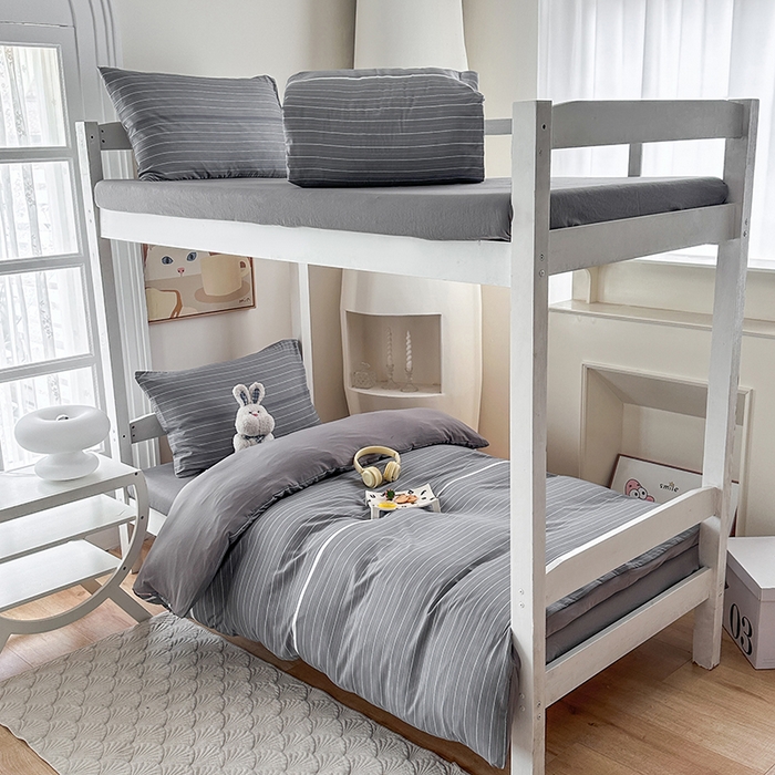 91家纺网 家纺一手货源 找家纺 （总）南通菲度家纺 2025新款高克重芦荟棉四件套-宿舍