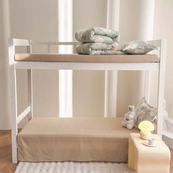 91家纺网 家纺一手货源 找家纺 南通菲度家纺 2025新款高克重芦荟棉四件套-宿舍 花开盛夏