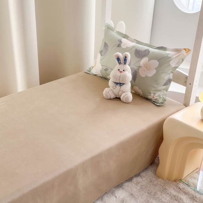 91家纺网 家纺一手货源 找家纺 南通菲度家纺 2025新款高克重芦荟棉四件套-宿舍 花开盛夏