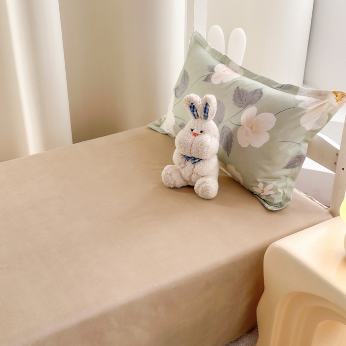 91家纺网 家纺一手货源 找家纺 南通菲度家纺 2025新款高克重芦荟棉四件套-宿舍 花开盛夏