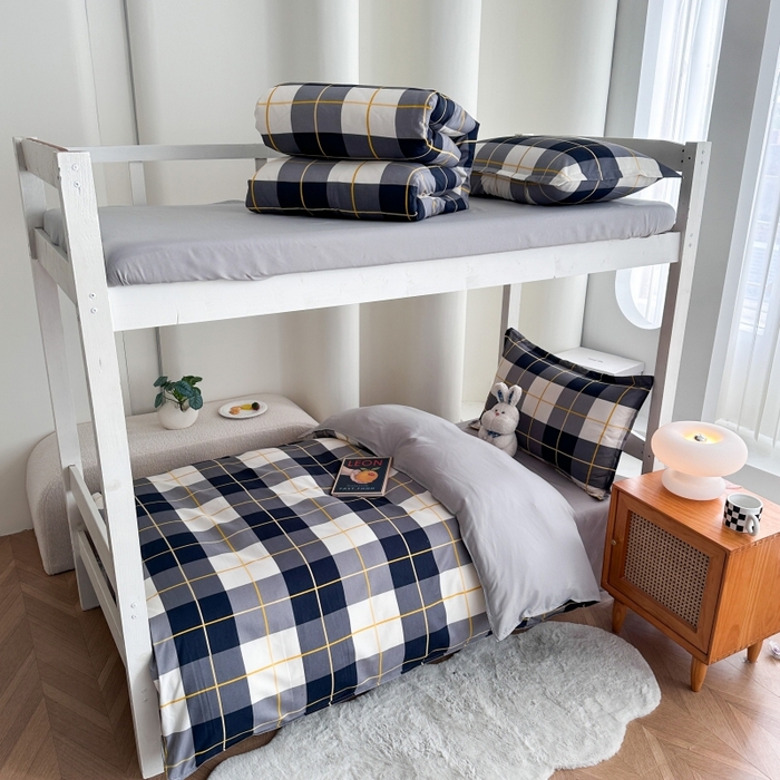 91家纺网 家纺一手货源 找家纺 南通菲度家纺 2025新款高克重芦荟棉四件套-宿舍 莱茵河畔