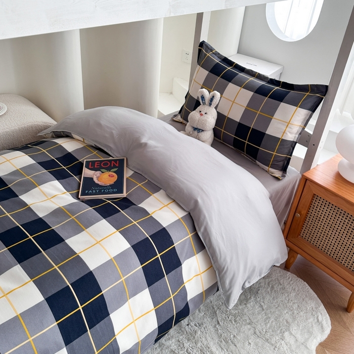 91家纺网 家纺一手货源 找家纺 南通菲度家纺 2025新款高克重芦荟棉四件套-宿舍 莱茵河畔