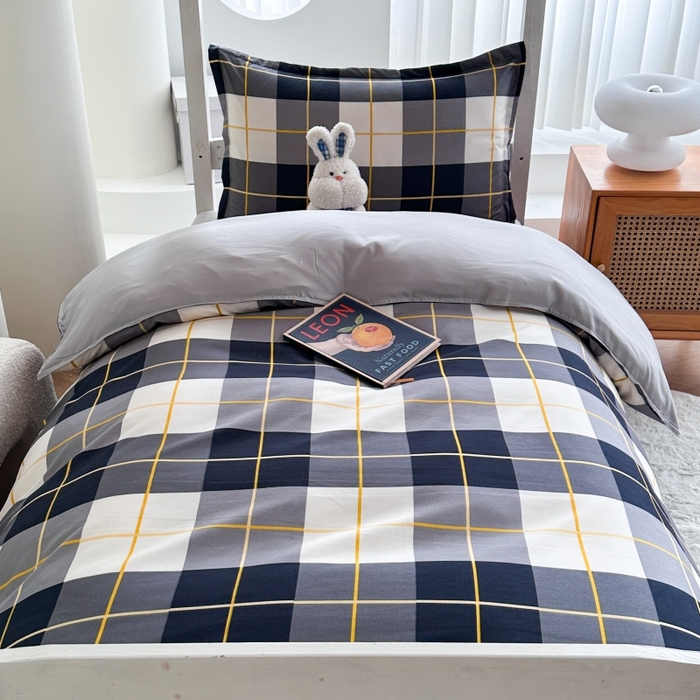 91家纺网 家纺一手货源 找家纺 南通菲度家纺 2025新款高克重芦荟棉四件套-宿舍 莱茵河畔