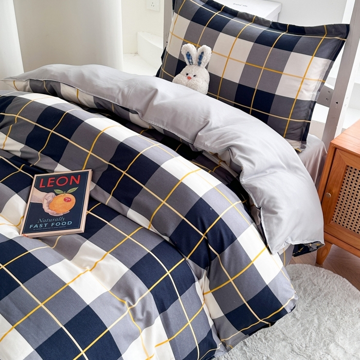 91家纺网 家纺一手货源 找家纺 南通菲度家纺 2025新款高克重芦荟棉四件套-宿舍 莱茵河畔