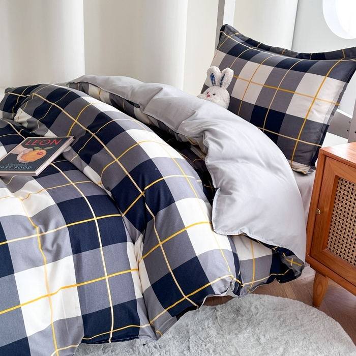 91家纺网 家纺一手货源 找家纺 南通菲度家纺 2025新款高克重芦荟棉四件套-宿舍 莱茵河畔