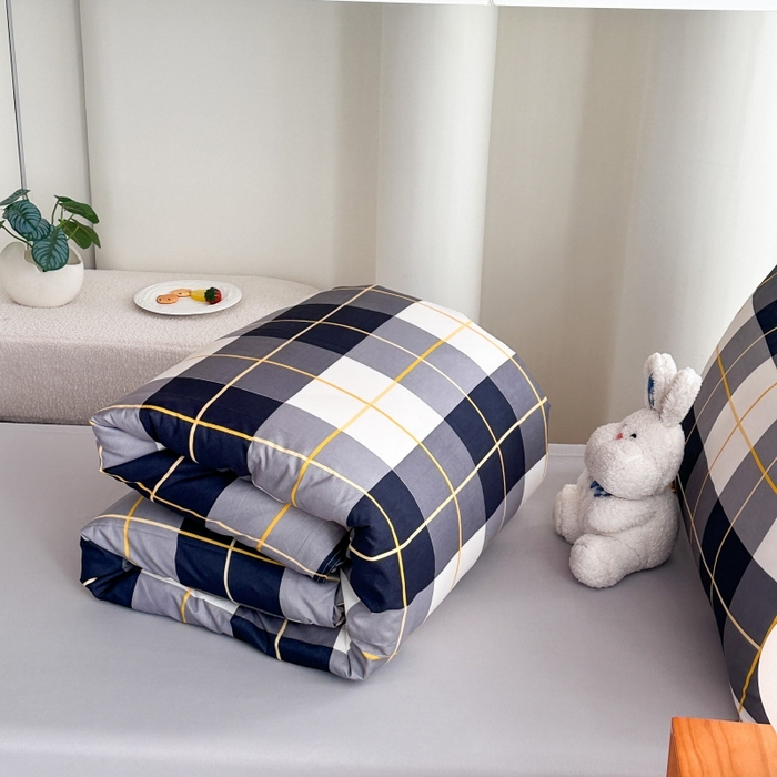 91家纺网 家纺一手货源 找家纺 南通菲度家纺 2025新款高克重芦荟棉四件套-宿舍 莱茵河畔