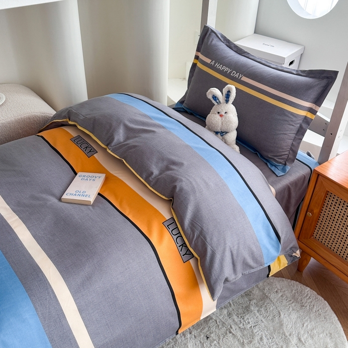 91家纺网 家纺一手货源 找家纺 南通菲度家纺 2025新款高克重芦荟棉四件套-宿舍 乐巢