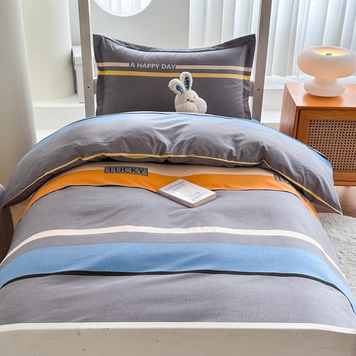 91家纺网 家纺一手货源 找家纺 南通菲度家纺 2025新款高克重芦荟棉四件套-宿舍 乐巢