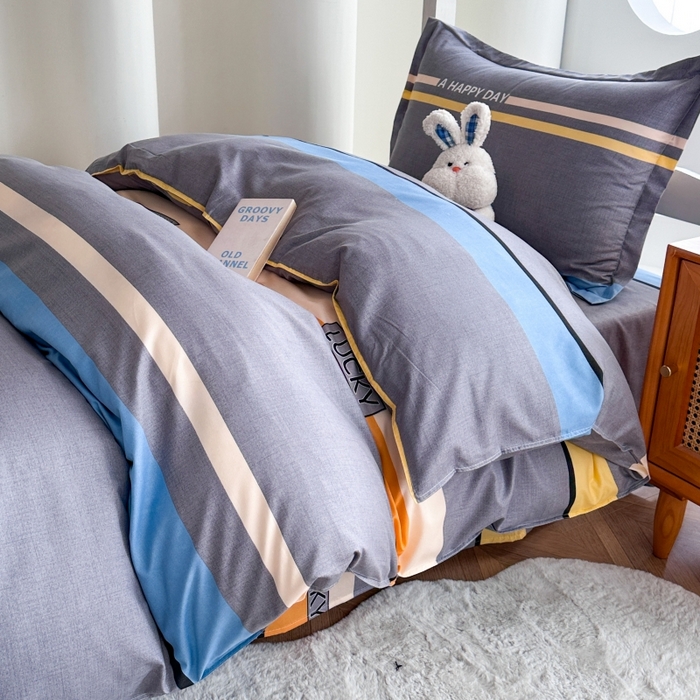 91家纺网 家纺一手货源 找家纺 南通菲度家纺 2025新款高克重芦荟棉四件套-宿舍 乐巢