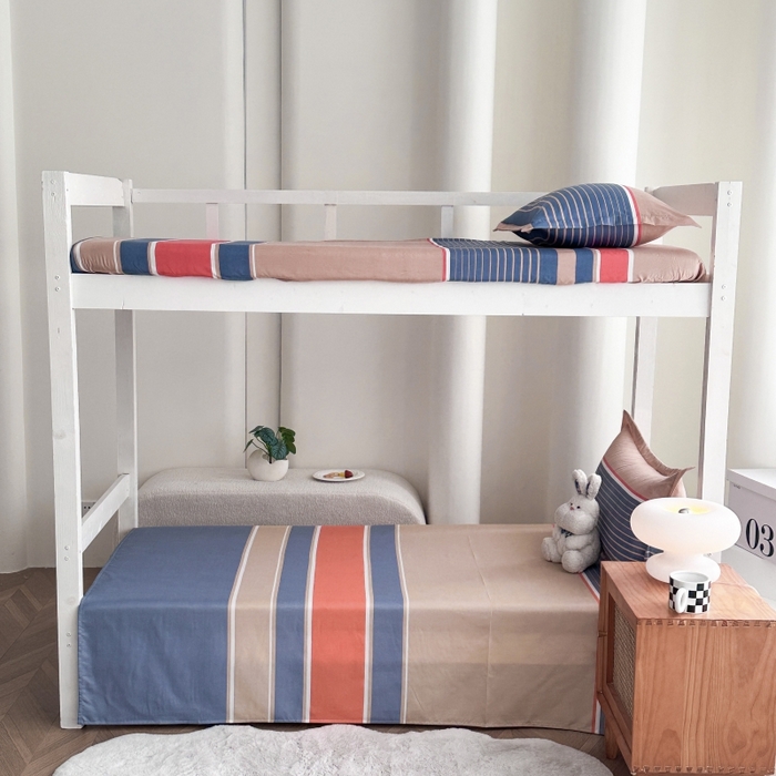 91家纺网 家纺一手货源 找家纺 南通菲度家纺 2025新款高克重芦荟棉四件套-宿舍 魅力蓝