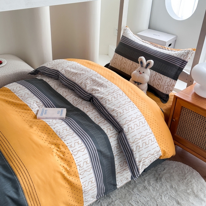 91家纺网 家纺一手货源 找家纺 南通菲度家纺 2025新款高克重芦荟棉四件套-宿舍 年华