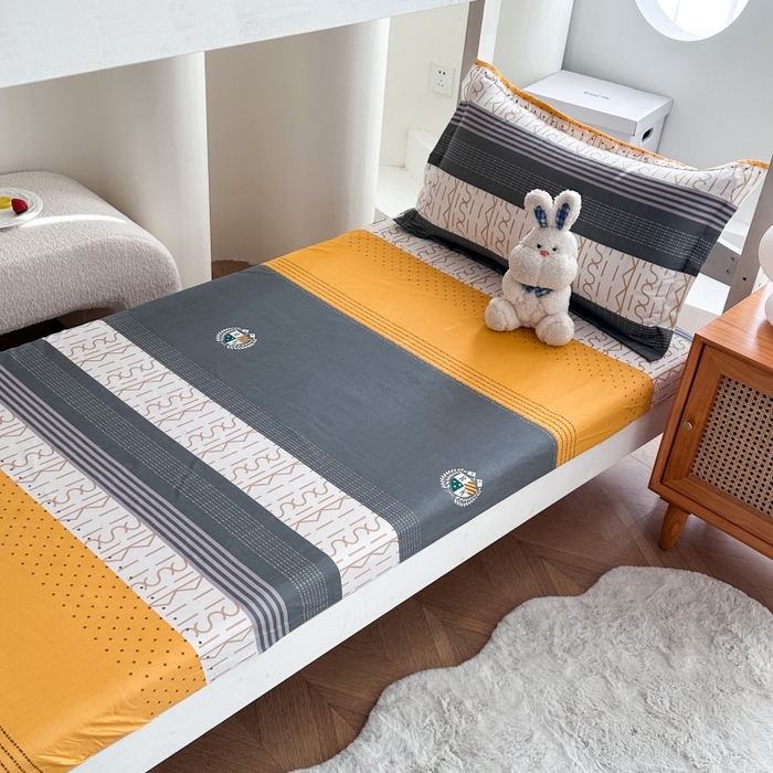 91家纺网 家纺一手货源 找家纺 南通菲度家纺 2025新款高克重芦荟棉四件套-宿舍 年华