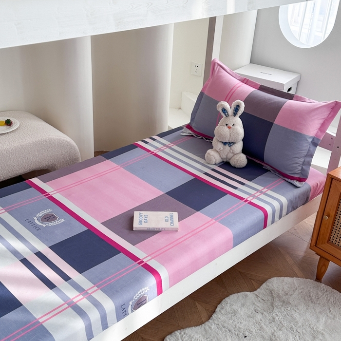 91家纺网 家纺一手货源 找家纺 南通菲度家纺 2025新款高克重芦荟棉四件套-宿舍 致生活