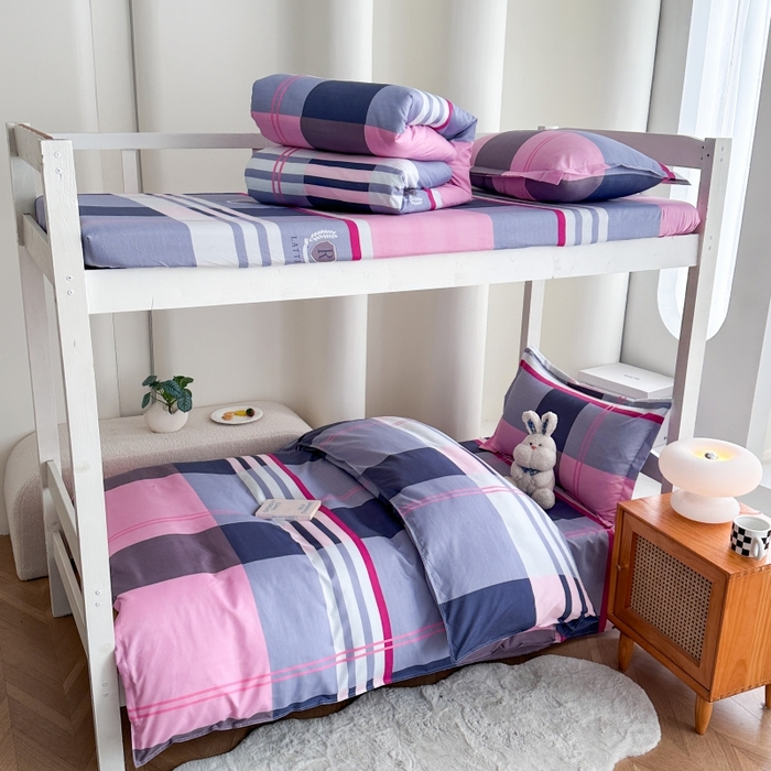 91家纺网 家纺一手货源 找家纺 南通菲度家纺 2025新款高克重芦荟棉四件套-宿舍 致生活