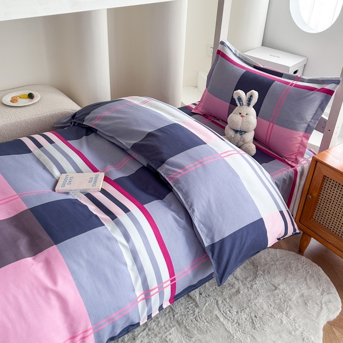 91家纺网 家纺一手货源 找家纺 南通菲度家纺 2025新款高克重芦荟棉四件套-宿舍 致生活