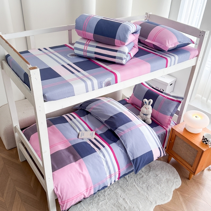 91家纺网 家纺一手货源 找家纺 南通菲度家纺 2025新款高克重芦荟棉四件套-宿舍 致生活