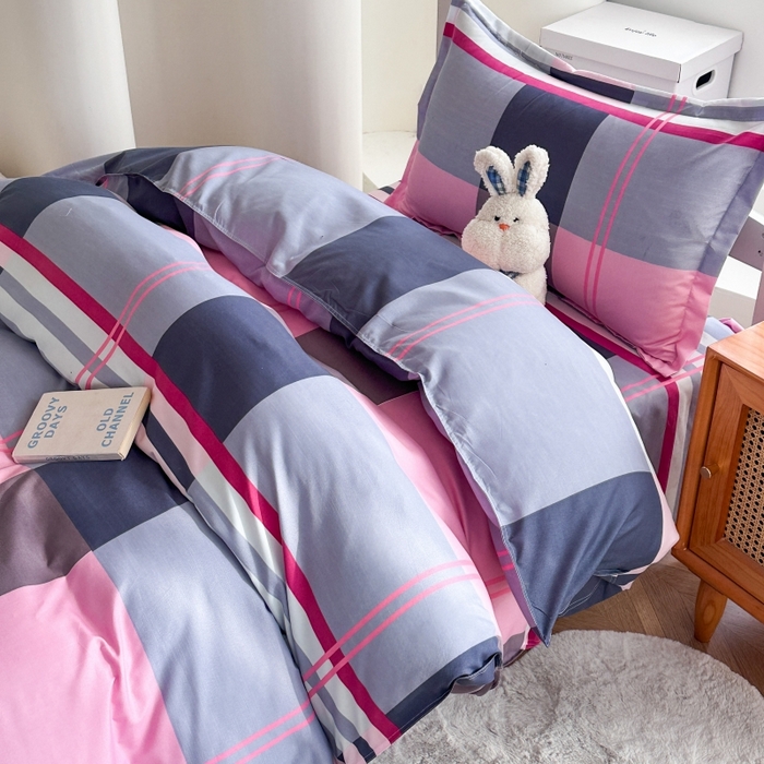 91家纺网 家纺一手货源 找家纺 南通菲度家纺 2025新款高克重芦荟棉四件套-宿舍 致生活