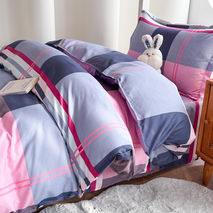 91家纺网 家纺一手货源 找家纺 南通菲度家纺 2025新款高克重芦荟棉四件套-宿舍 致生活