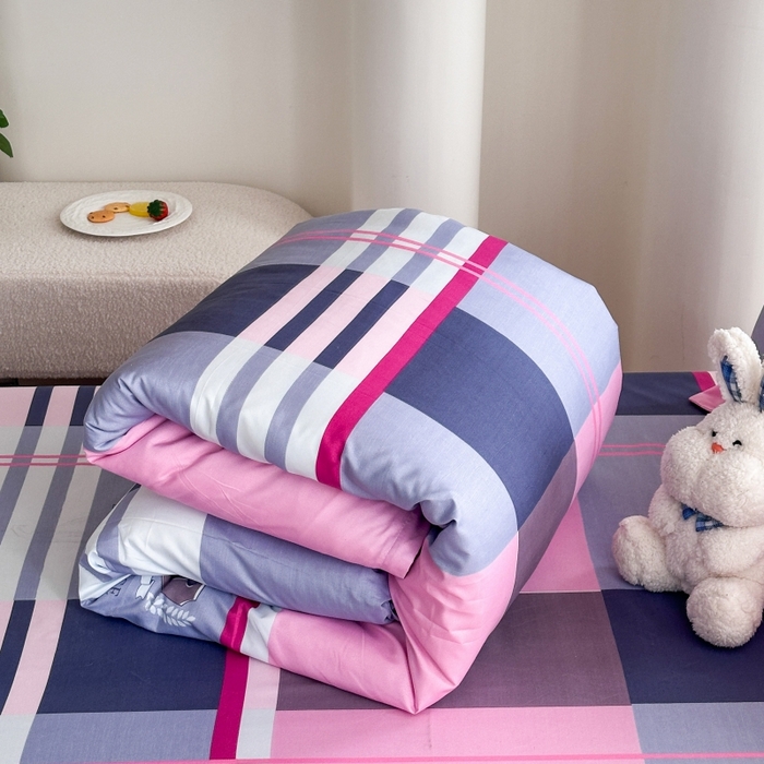 91家纺网 家纺一手货源 找家纺 南通菲度家纺 2025新款高克重芦荟棉四件套-宿舍 致生活