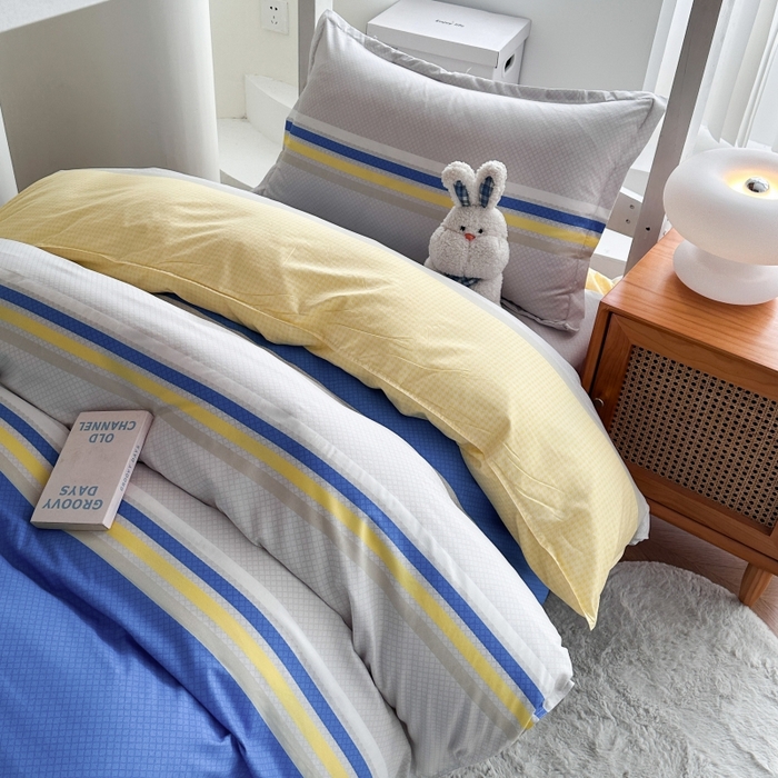 91家纺网 家纺一手货源 找家纺 南通菲度家纺 2025新款高克重芦荟棉四件套-宿舍 自然风光