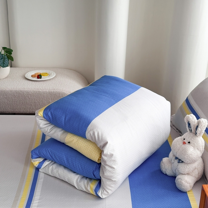 91家纺网 家纺一手货源 找家纺 南通菲度家纺 2025新款高克重芦荟棉四件套-宿舍 自然风光