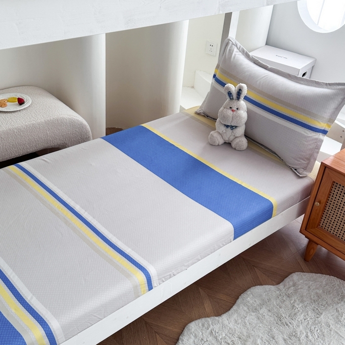 91家纺网 家纺一手货源 找家纺 南通菲度家纺 2025新款高克重芦荟棉四件套-宿舍 自然风光