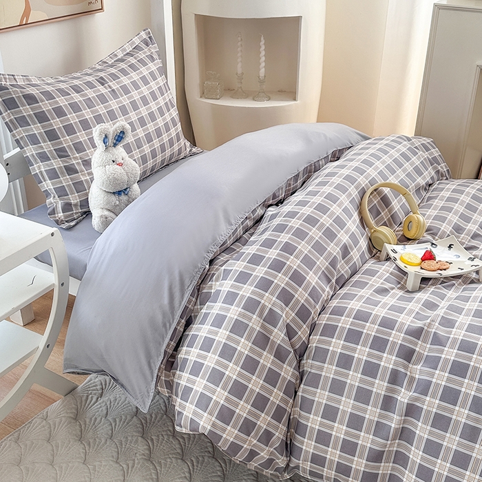 91家纺网 家纺一手货源 找家纺 南通菲度家纺 2025新款高克重芦荟棉四件套-宿舍 保罗