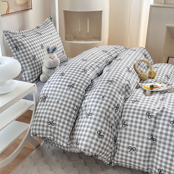 91家纺网 家纺一手货源 找家纺 南通菲度家纺 2025新款高克重芦荟棉四件套-宿舍 蝴蝶飞飞