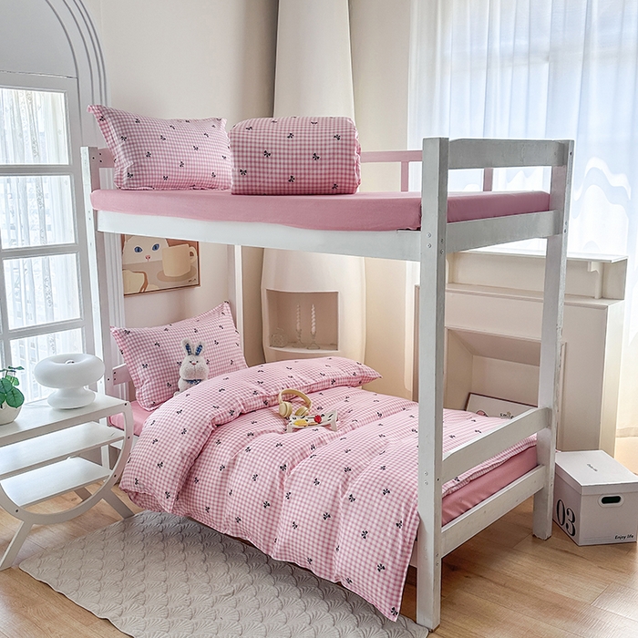 南通菲度家纺 2025新款高克重芦荟棉四件套-宿舍 水墨蝶