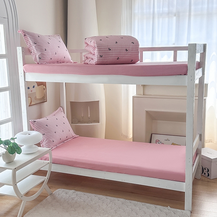 91家纺网 家纺一手货源 找家纺 南通菲度家纺 2025新款高克重芦荟棉四件套-宿舍 水墨蝶