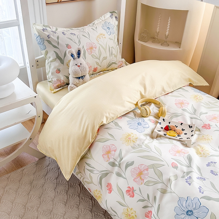 91家纺网 家纺一手货源 找家纺 南通菲度家纺 2025新款高克重芦荟棉四件套-宿舍 睡美人