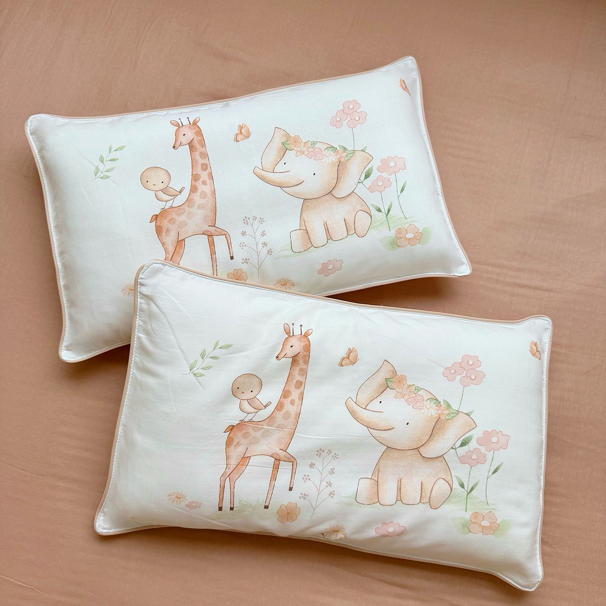 91家纺网 家纺一手货源 找家纺 （总）萌宝家纺 2025新款母婴A类全棉双层纱儿童被套纯棉纱布三件套