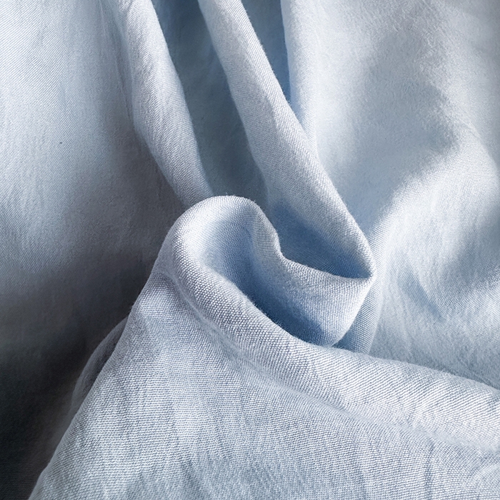 91家纺网 家纺一手货源 找家纺 南通菲度家纺 2025新款超柔皱皱水洗棉学生宿舍四件套 雾蓝月光蓝