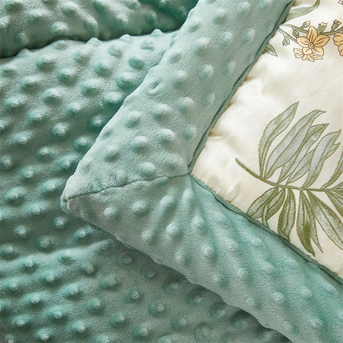 91家纺网 家纺一手货源 找家纺 黛妮雅2025新款全棉豆豆绒春秋被学生单双人被子被芯冬被（提供买家秀）幸运树