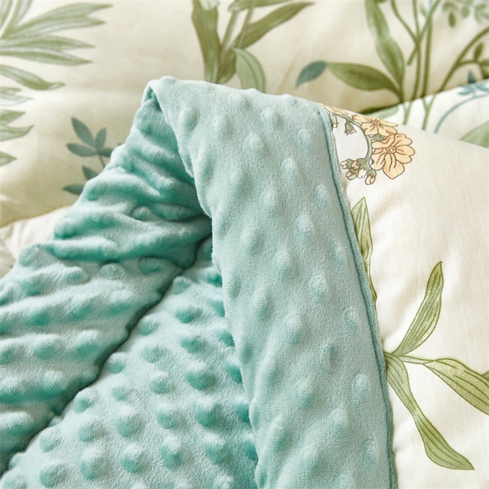 91家纺网 家纺一手货源 找家纺 黛妮雅2025新款全棉豆豆绒春秋被学生单双人被子被芯冬被（提供买家秀）幸运树