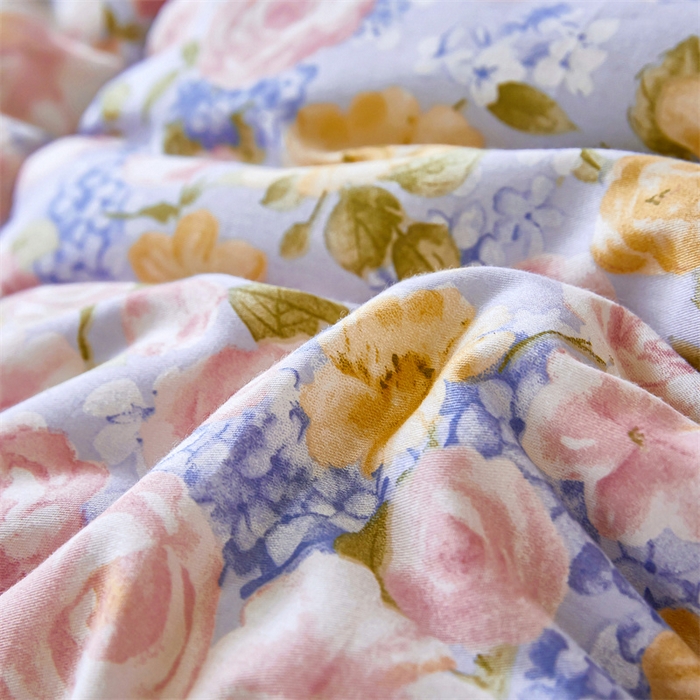 91家纺网 家纺一手货源 找家纺 黛妮雅2025新款全棉豆豆绒春秋被学生单双人被子被芯冬被（提供买家秀）曼塔香