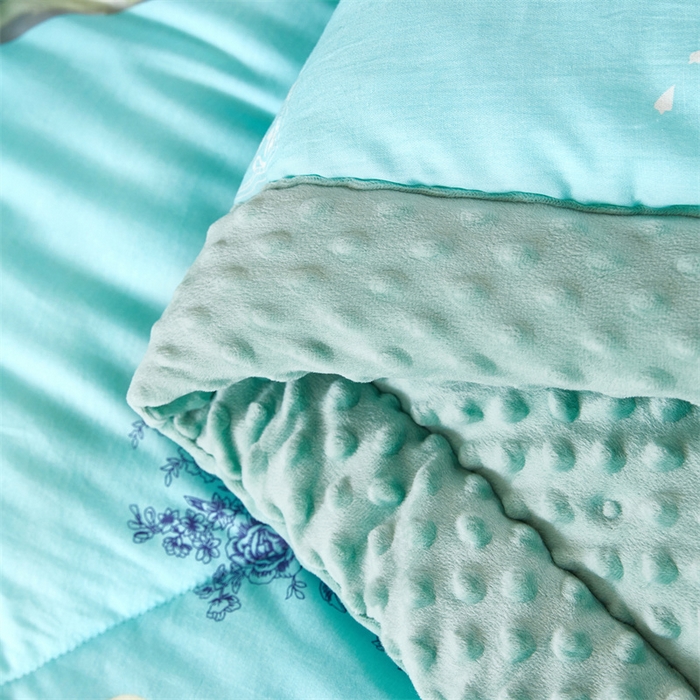 91家纺网 家纺一手货源 找家纺 黛妮雅2025新款全棉豆豆绒春秋被学生单双人被子被芯冬被（提供买家秀）梦百合