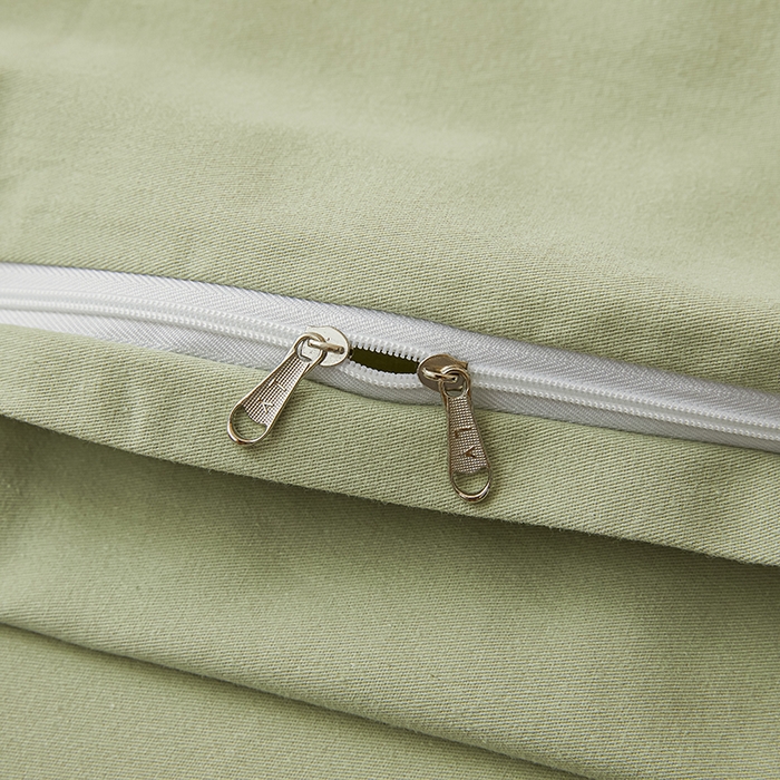 91家纺网 家纺一手货源 找家纺 莱茵家居 2025新款全棉三层纱厚织提花磨毛四件套 漫叙-芜青