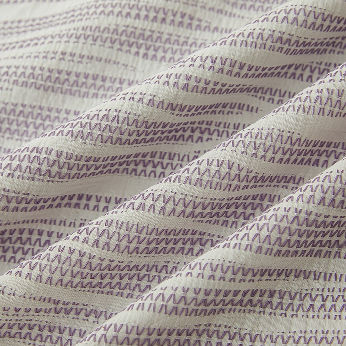 91家纺网 家纺一手货源 找家纺 莱茵家居 2025新款全棉三层纱厚织提花磨毛四件套 漫叙-鸢紫