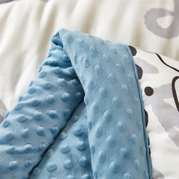 91家纺网 家纺一手货源 找家纺 黛妮雅2025新款全棉豆豆绒春秋被学生单双人被子被芯冬被（提供买家秀）萌嘟嘟