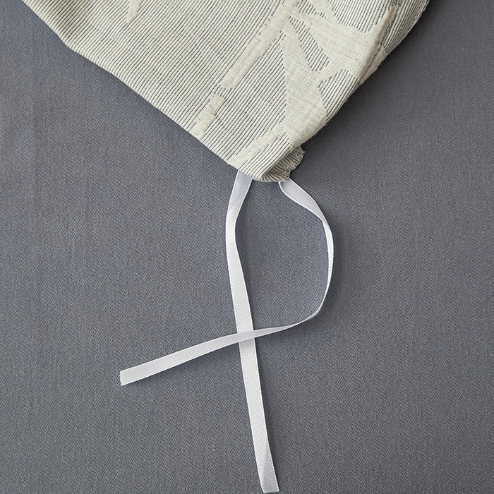 91家纺网 家纺一手货源 找家纺 莱茵家居 2025新款全棉三层纱厚织提花磨毛四件套 娑竹-雾蓝