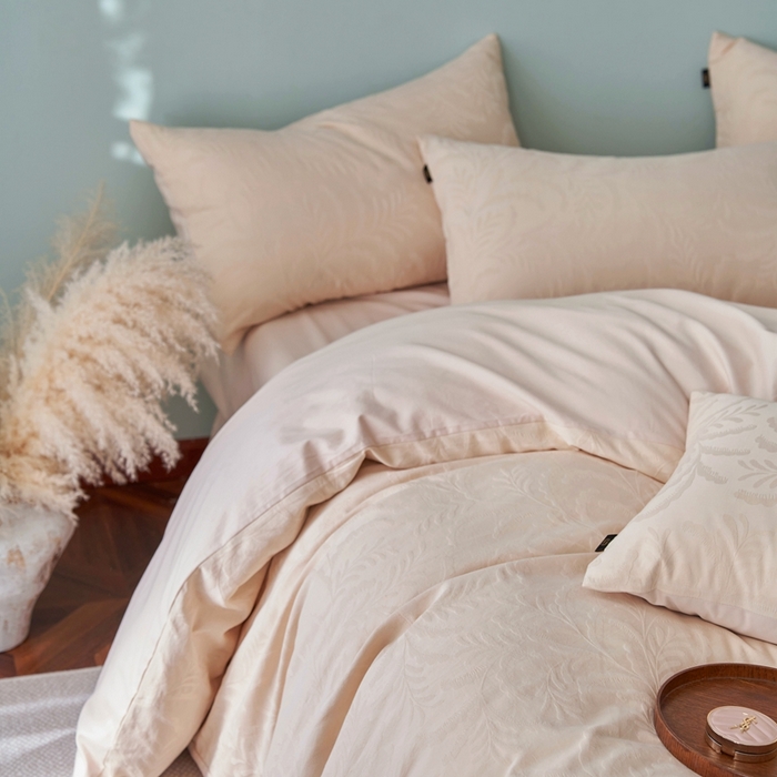 91家纺网 家纺一手货源 找家纺 眷恋家纺 2025年全棉纯棉染色提花四件套-沄梦 沄梦-皇家米