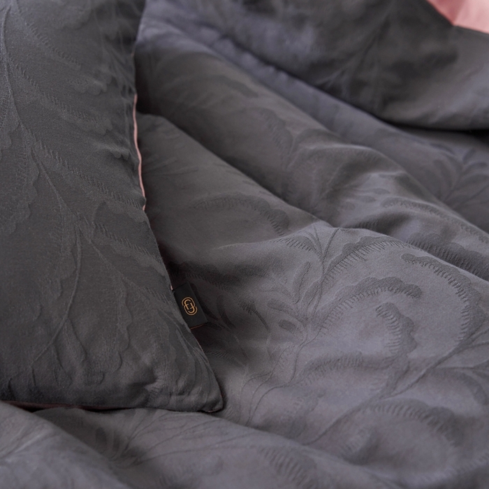 91家纺网 家纺一手货源 找家纺 眷恋家纺 2025年全棉纯棉染色提花四件套-沄梦 沄梦-青灰