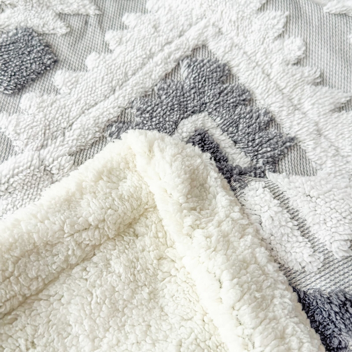 91家纺网 家纺一手货源 找家纺 （总）璐维斯 2025新款加厚镂空阳离子双层羊羔绒毛毯休闲盖毯—跨境外贸专供