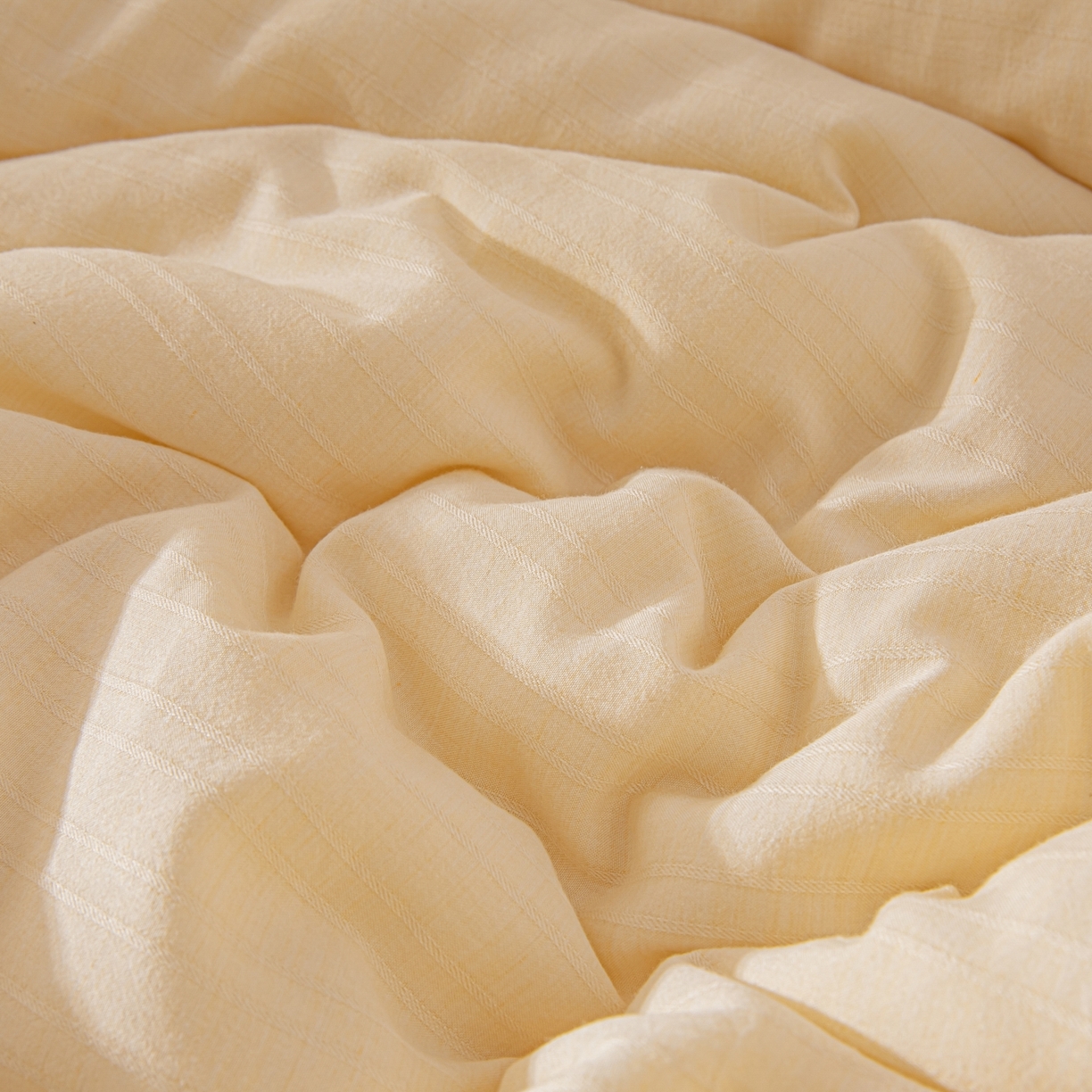 91家纺网 家纺一手货源 找家纺 欧夏家纺 2025新款全棉纱布棉花被冬被春秋被被子被芯 琥珀色