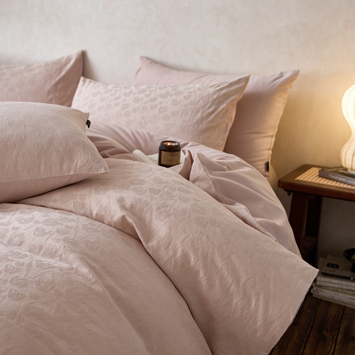 （总）眷恋家纺 2025年全棉纯棉染色提花四件套-郁见春色