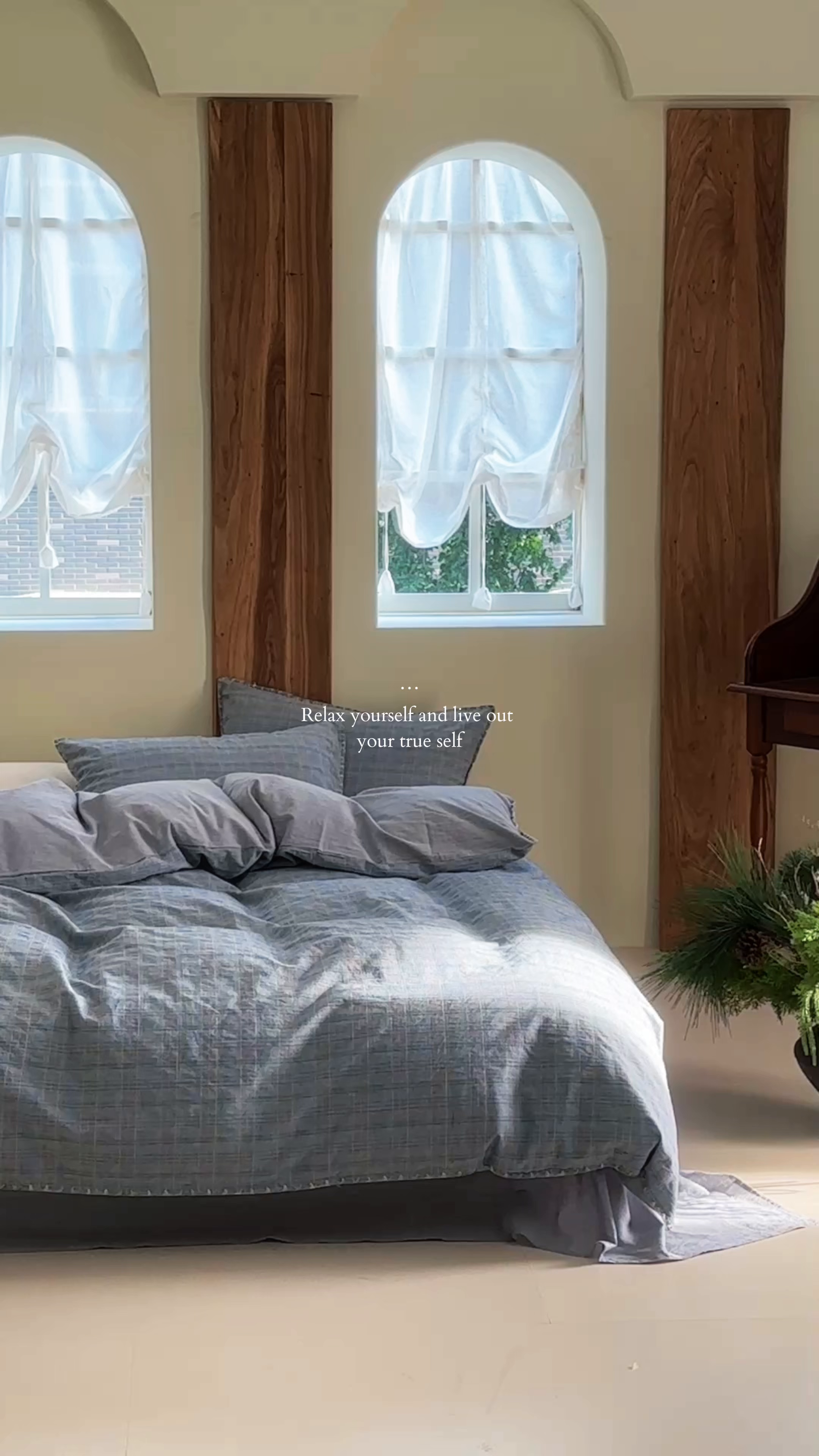 91家纺网 家纺一手货源 找家纺 洋铭区（原狠狠爱） 2025新款慕斯VS早安水洗棉彩边色织提花四件套 早安-蓝