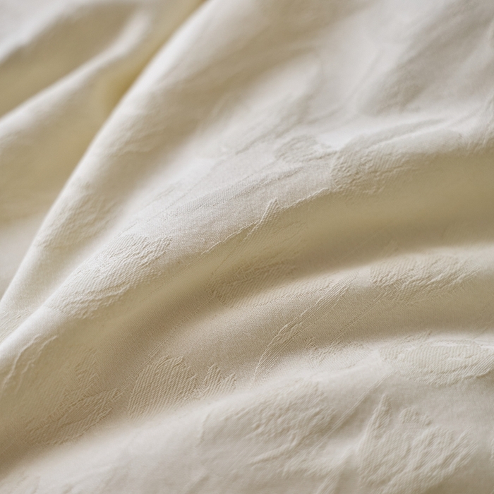 91家纺网 家纺一手货源 找家纺 眷恋家纺 2025年全棉纯棉染色提花四件套-郁见春色 郁见春色-米白