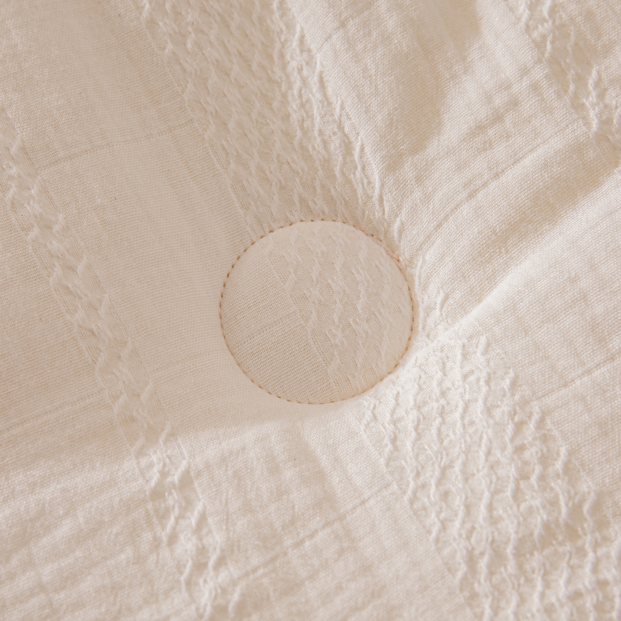 91家纺网 家纺一手货源 找家纺 欧夏家纺 2025新款全棉纱布棉花被冬被春秋被被子被芯 奶昔白