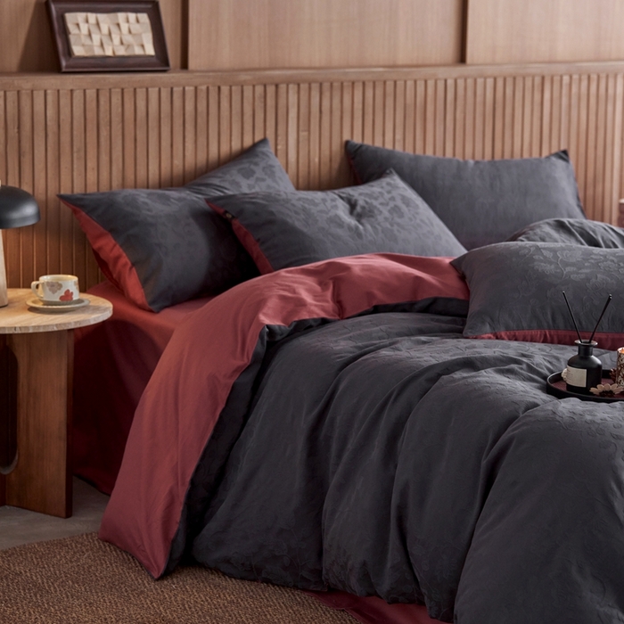 91家纺网 家纺一手货源 找家纺 （总）眷恋家纺 2025年全棉纯棉染色提花四件套-南风